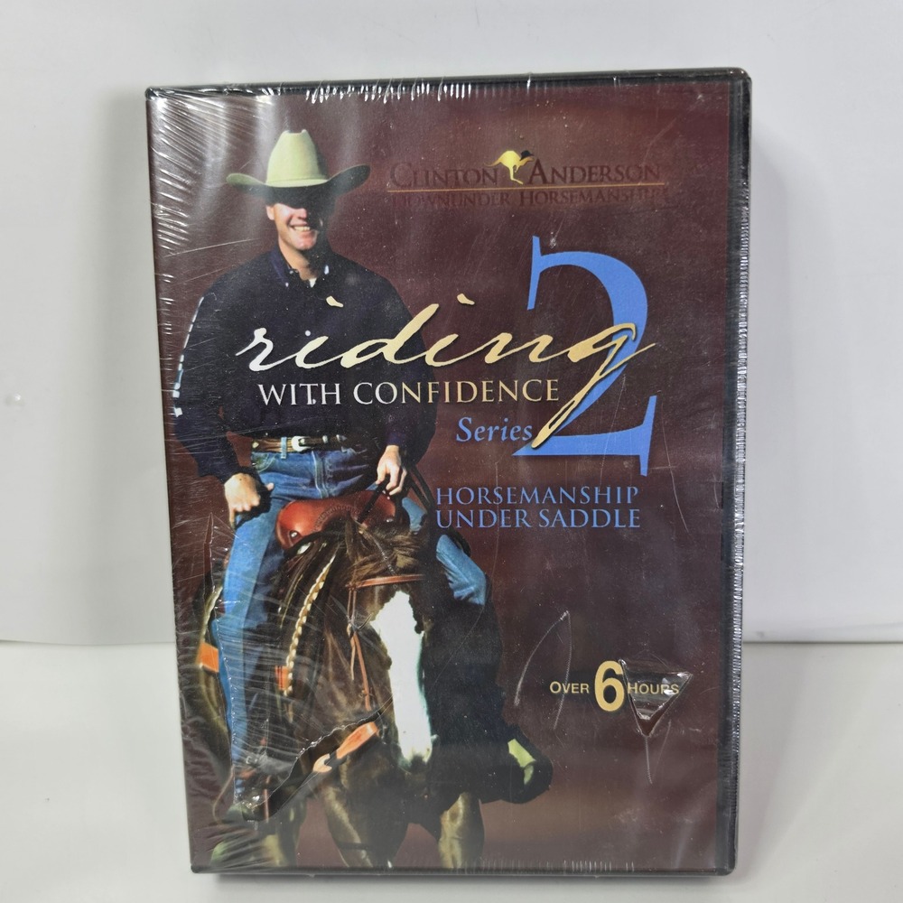 Clinton Anderson Riding with Confidence Series 2 Horsemanship 4-DVD Set New